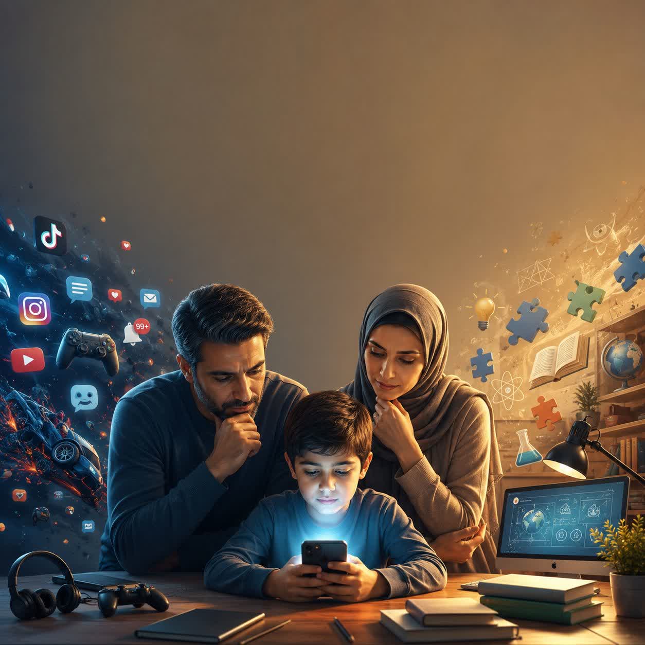 دوره راهنمای والدین برای مدیریت گوشی فرزندان
